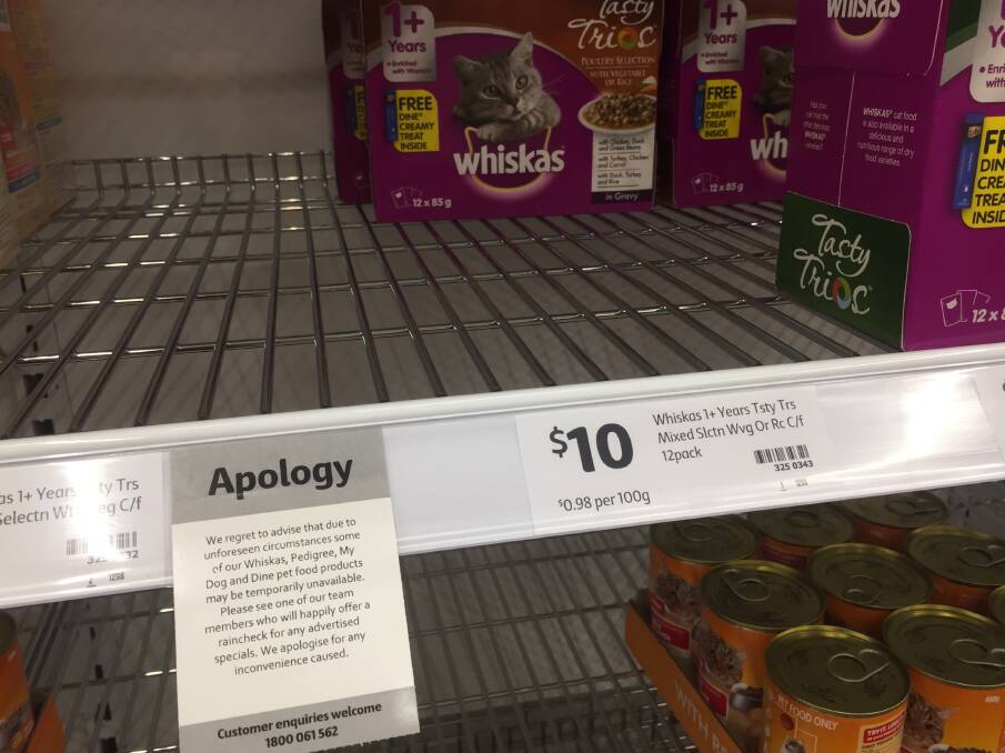 Lack of pet food on supermarket shelves due to price wrangle: union