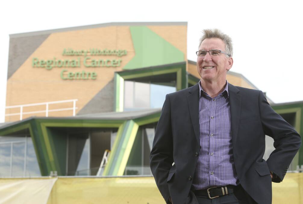 Helping hand: Former Albury mayor Kevin Mack is calling for regional councils to emulate his institution and donate to the new cancer centre. Picture: ELENOR TEDENBORG