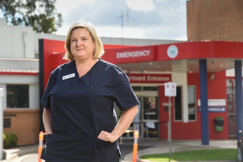 Prepared: Northeast Health's clinical boss Rebecca Weir has worked in Wangaratta for seven years after enlisting for disaster work while in Darwin. Picture: MARK JESSER