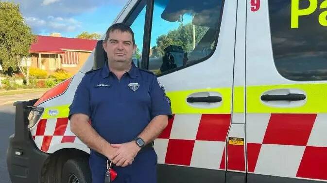 Paramedics association delegate Gary Wilson has been a paramedic for 20 years with ramping having been a problem throughout that time. Picture supplied.