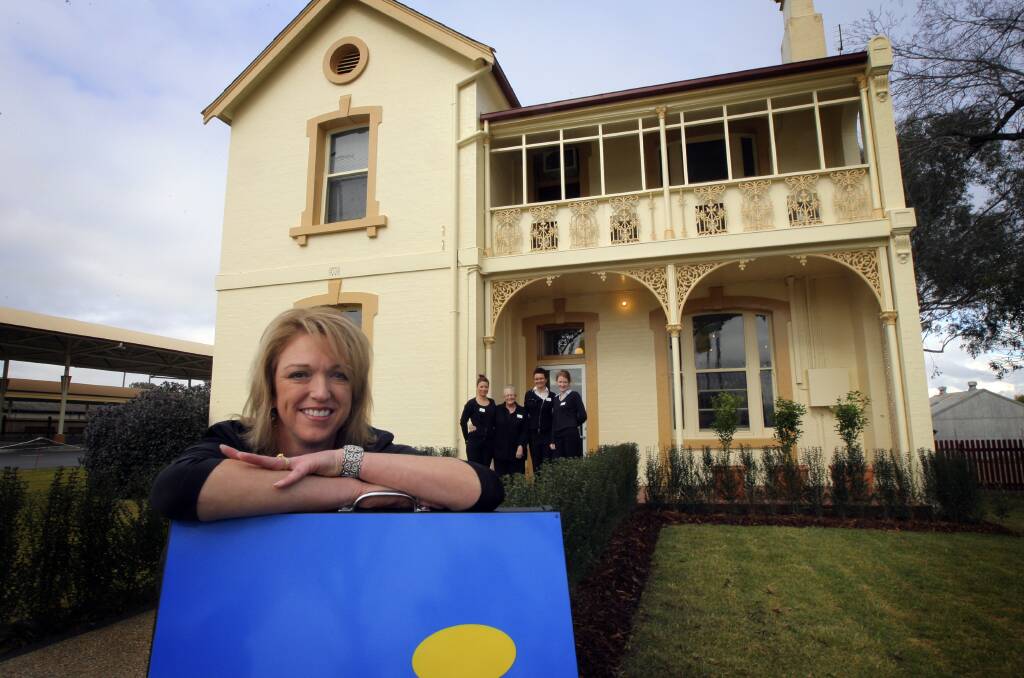 Flashback: Tracey Squire at Albury's visitor centre when it opened in 2010.