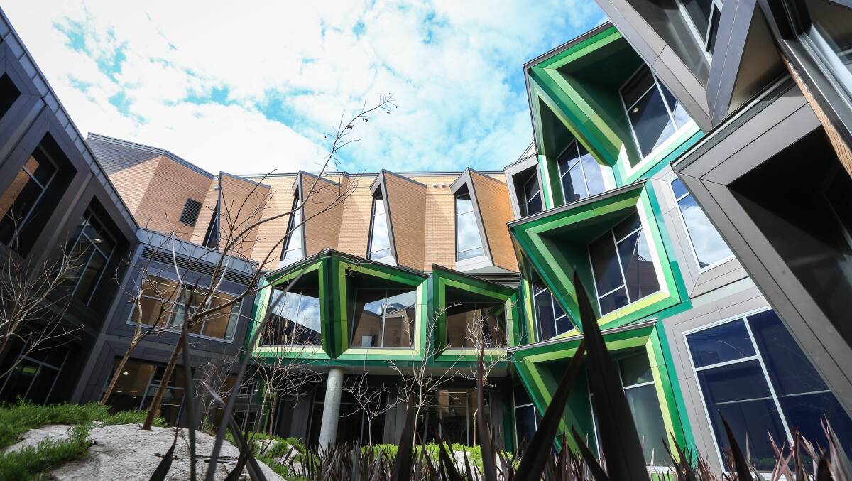 Special building: The Border's regional cancer centre which has allowed more patients to be treated in Albury without having to travel to Melbourne.