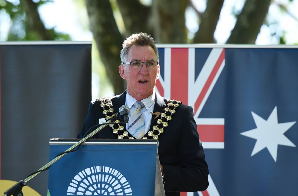 Willing to reassess: Albury mayor Kevin Mack says a submission to acknowledge how his city came to be formed would be looked at but he is not aware of historian Bruce Pennay having already lodged a proposal.