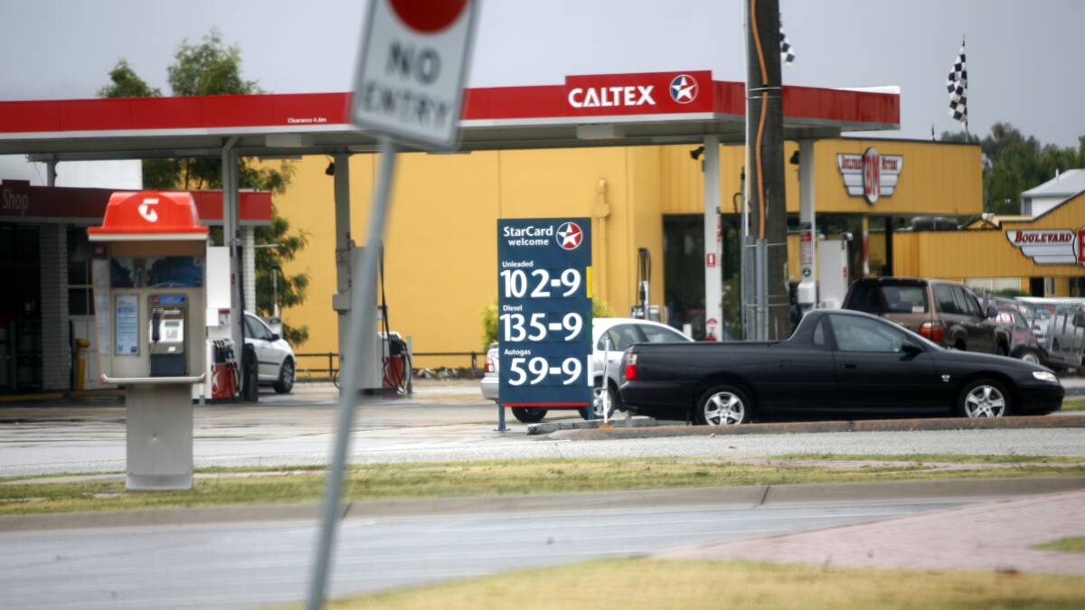 Yesteryear: The Melbourne Road Caltex pictured in 2008 at a time when petrol hovered around the $1 mark.