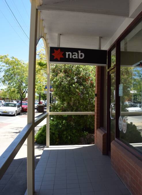 Only one: Berrigan's nab branch, the single bank in the Riverina town.   