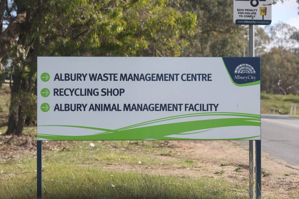 Life extended: Albury Council environment leader Steve Millett says ending a hard waste collection in the city has helped extend the viability of the Lavington landfill.