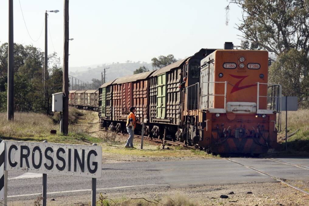 Flashback: Photograph of the last train to use the Bandiana spur line in May 2009.