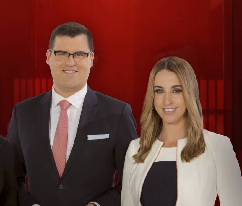 Team no more: Karl Lijnders has left Prime7 News after having co-anchored the Border bulletin with Elly Wicks who remains at the network.