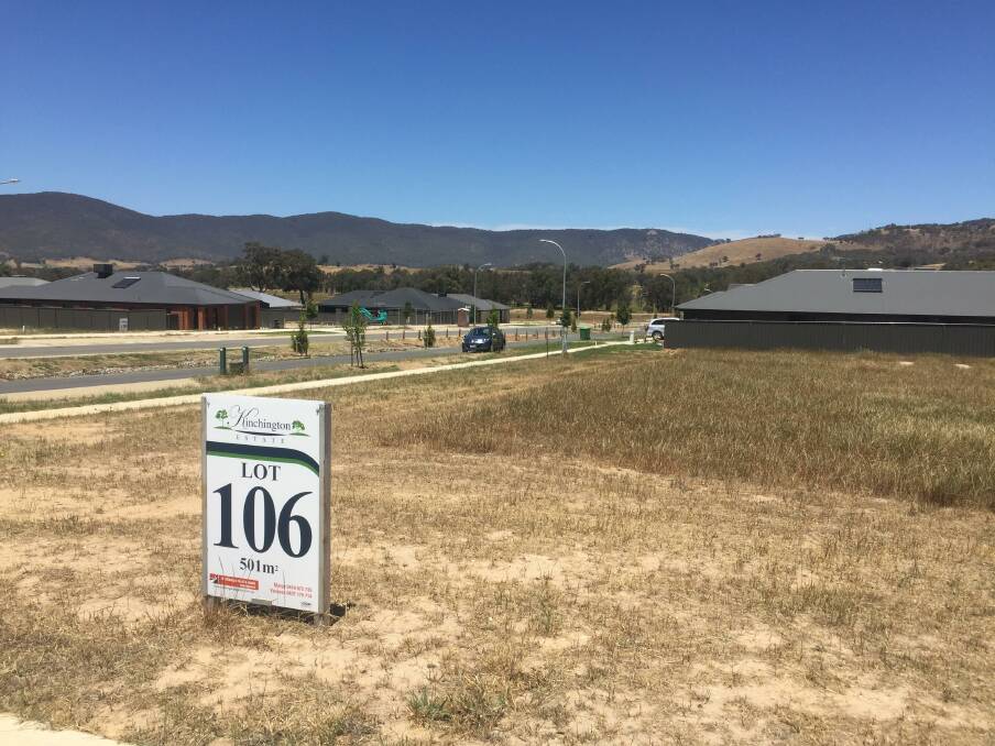 A view the lot: Looking south-west over the Kinchington Estate which has emerged since 2017 on land at Leneva on the southern edge of Wodonga.