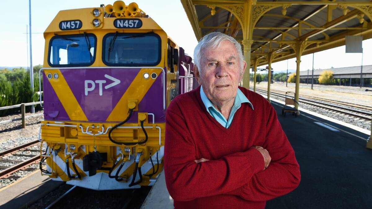 Not impressed: BRAG chairman Bill Traill has gone into bat for retiring Indi MP Cathy McGowan over the North East train line saga.