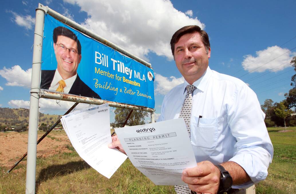 Dissatisfied: Bill Tilley believes Wodonga Council interferes too much with business in the city.