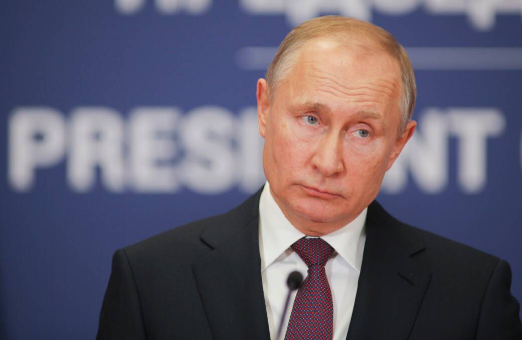 Badge of honour: A decision by the regime of Russian president Vladimir Putin to blackball Australian journalists has been ridiculed. Picture: SHUTTERSTOCK 