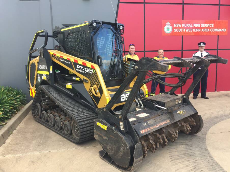 Heavy hitter: A NSW Rural Fire Service machine used by its mitigation crew as part of hazard reduction work ahead of the coming bushfire season.