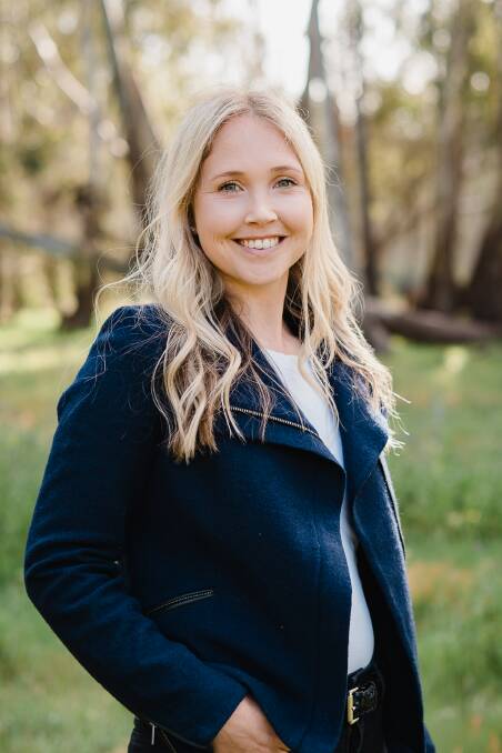 High achiever: Barrister Sarah McNaught has claimed a position on Berrigan Council after having spent most of her life in Melbourne apart from stints in Queensland and Japan.