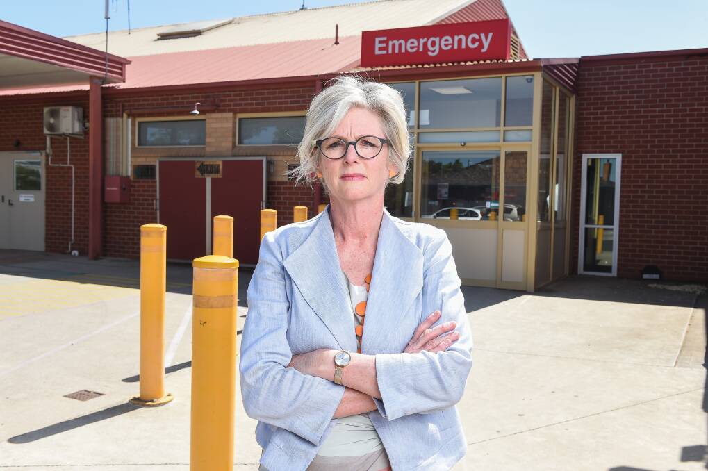 Helen Haines is unimpressed with the so-called master plan produced by state health ministers for the Albury-Wodonga hospital project.