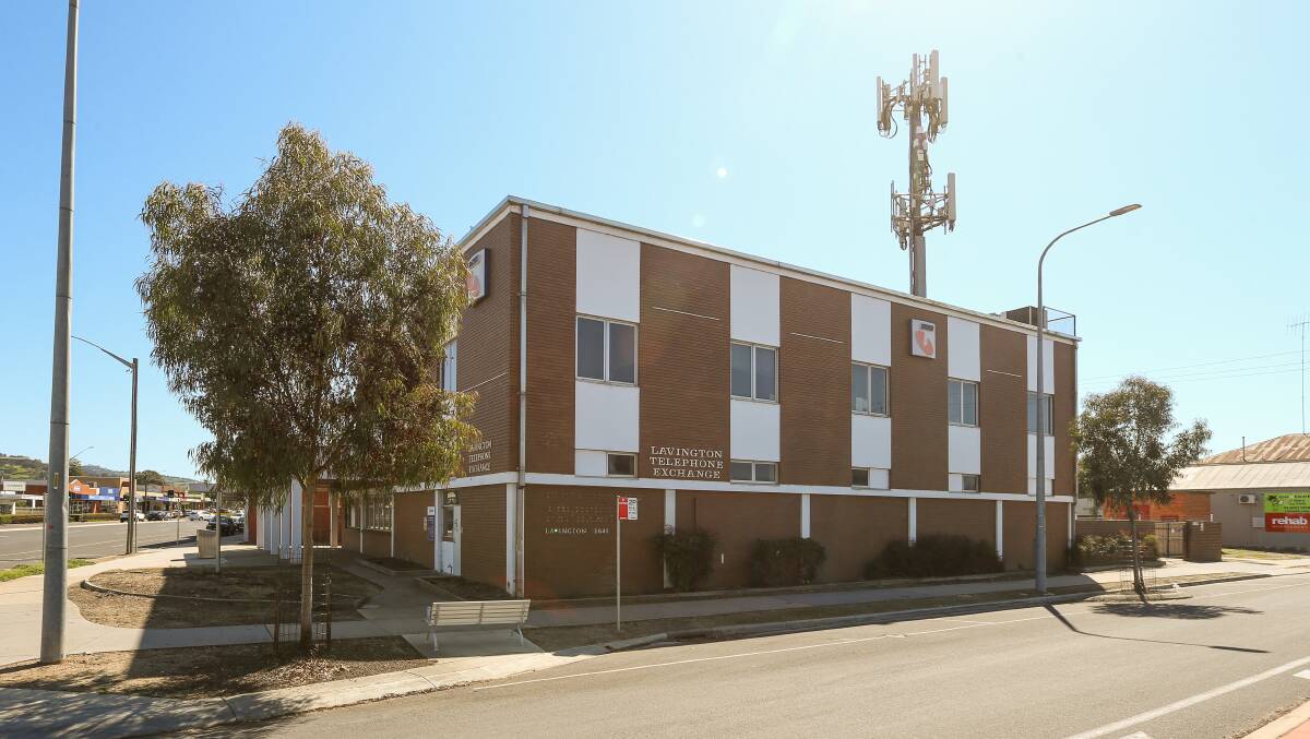 Complicating factor: The high number of underground links coming from the Lavington telephone exchange is being blamed for the high cost of a fibre optic system being adopted for security cameras in the suburb. Picture: JAMES WILTSHIRE