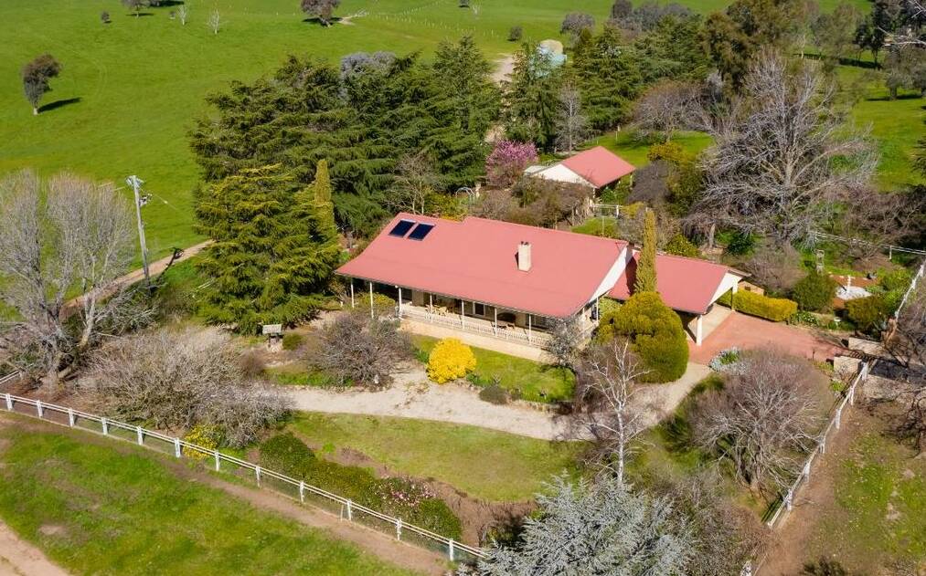 On the block: The homestead on Rockleigh is part of one of seven parcels of a Staghorn Flat property being auctioned off next week.