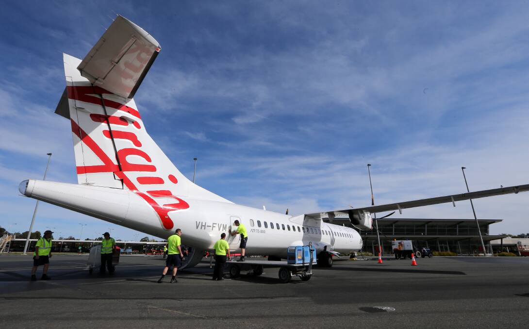 Sad tail: Virgin Australia's departure from Albury means a big loss for the city in terms of providing an air service and revenue for residents and the council.