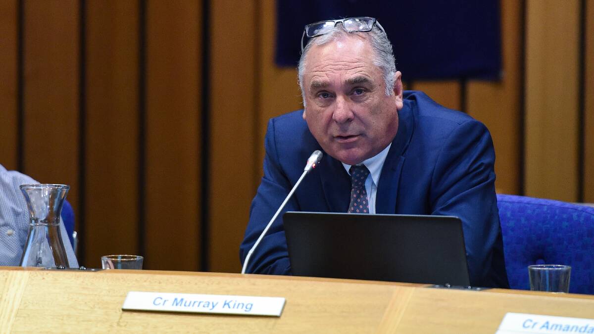 Here to help: Murray King believes the Albury Council has a duty to help those left out of pocket by the failure of the Depan Group which was contracted by the council to upgrade Lavington Oval.