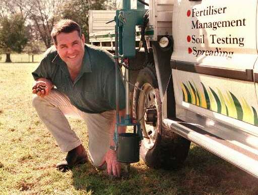 John Watson in 1998 during his first time on council when he was still farming the family's property De Kerrilleau in eastern Wodonga.