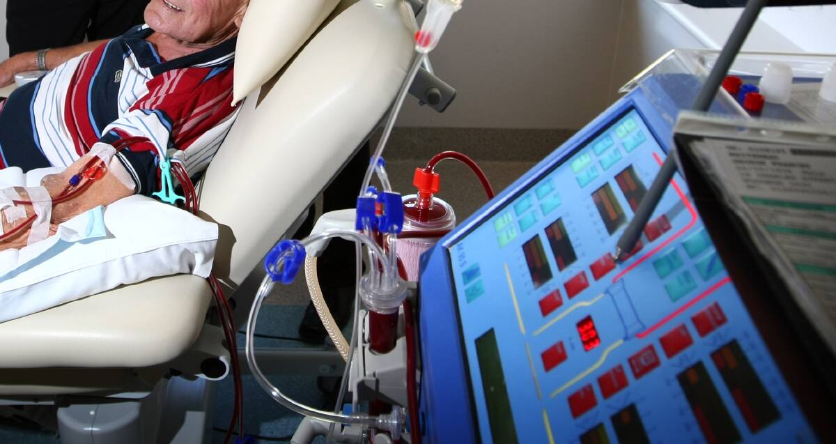 Left in limbo: Dialysis patients are facing an uncertain future at Wangaratta due to the potential impact of coronavirus.