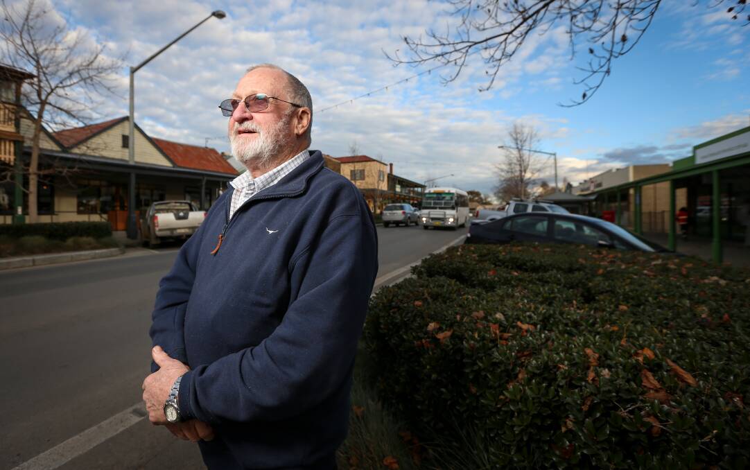 Don't change: Tumbarumba-based Snowy Valleys councillor Bruce Wright would like to see his town stay in the electorate of Albury rather than be put into the seat of Wagga. Picture: JAMES WILTSHIRE