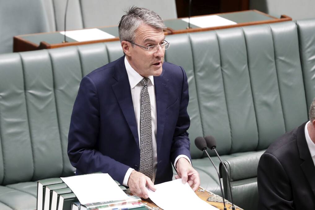 On the attack: Labor MP Mark Dreyfus says Nationals senator Bridget McKenzie behaved poorly by not inviting member for Indi Cathy McGowan to funding announcements.