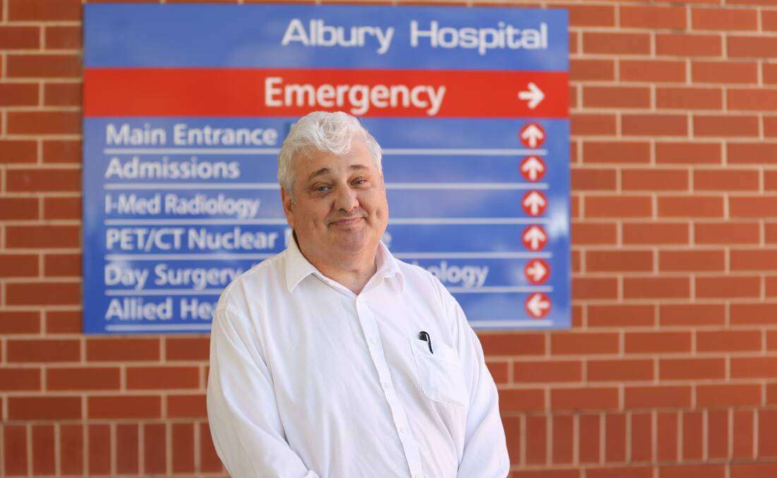 Mourned: Late Albury Wodonga Health chief executive Michael Kalimnios. Victorian Health Minister Martin Foley noted his death, in the Victorian parliament, on Tuesday.