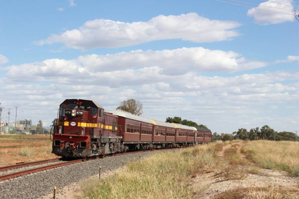 On board: Rolling stock from Lachlan Valley Railway which will be in a charity trip to Boree Creek with tickets $60 for adults and $40 for children under-15. Picture: JOSH HOJEL
