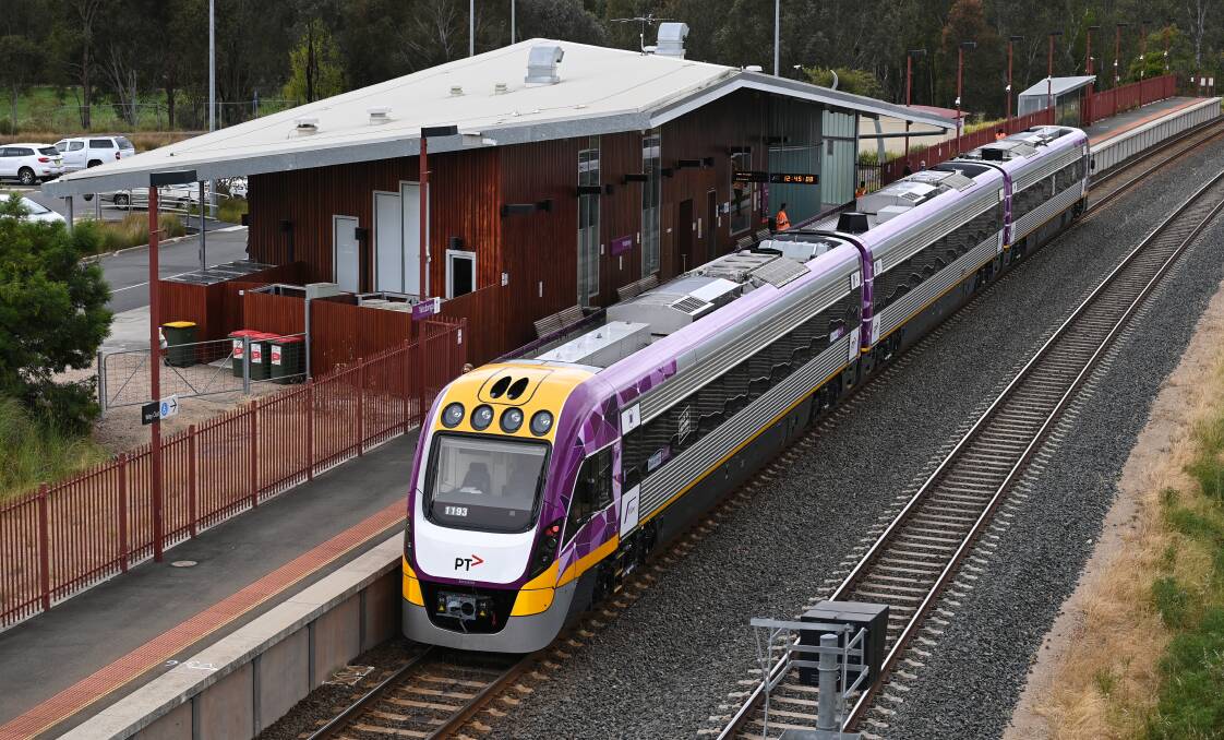 Split service: Three carriage services operated on the Albury line yesterday morning and early afternoon following the withdrawal of N Class engine and carriages. Picture: MARK JESSER