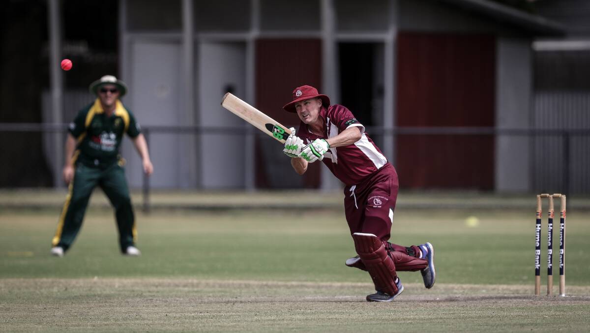 Making a pitch: Wodonga's adult cricketers have been compared to swimmers by the city's mayor Anna Speedie in a debate over lane hire fees at pools.
