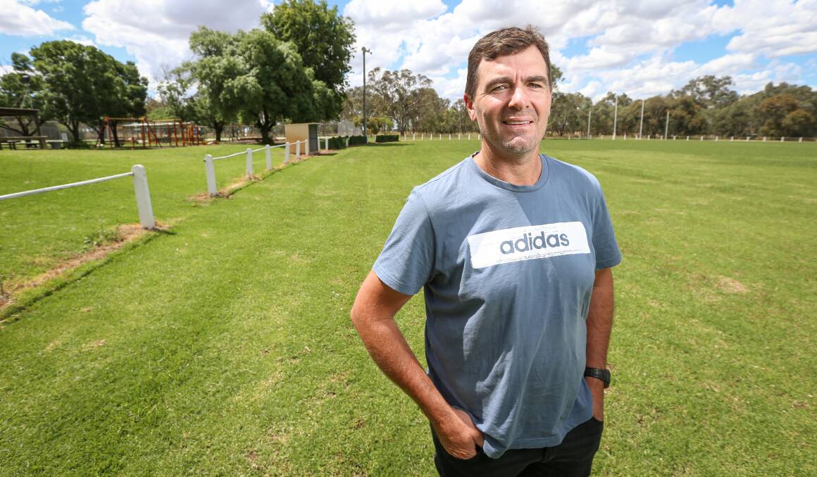 Fresh blood: New Greater Hume councillor Ashley Lindner is involved in tennis and football in the Burrumbuttock area. Picture: JAMES WILTSHIRE