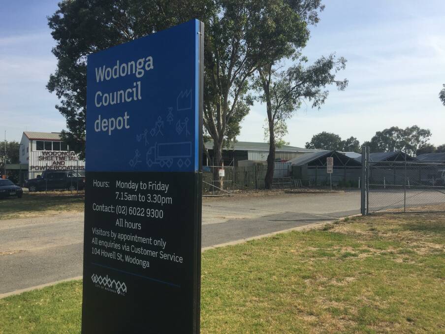 Real estate deal: Wodonga Council has indicated it is looking to buy the site of its works depot for $6.5 million under the next elected council.