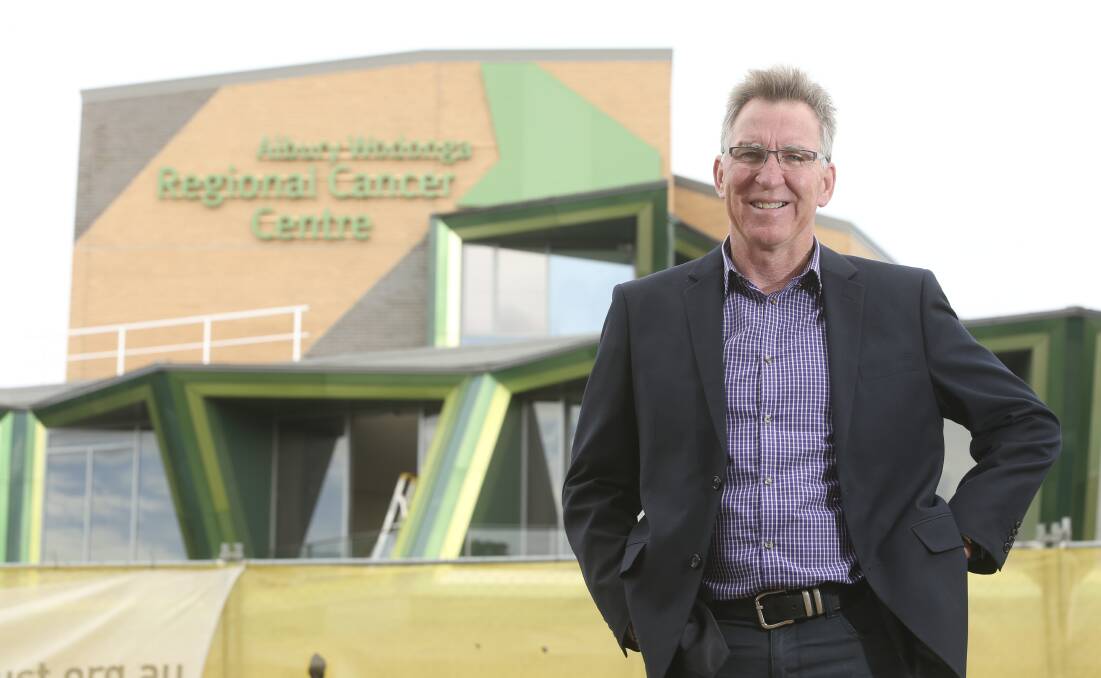Funding example: Kevin Mack has pointed to the Albury-Wodonga Regional Cancer Centre as emblematic for the need for a properly bankrolled health system outside the capital cities. 