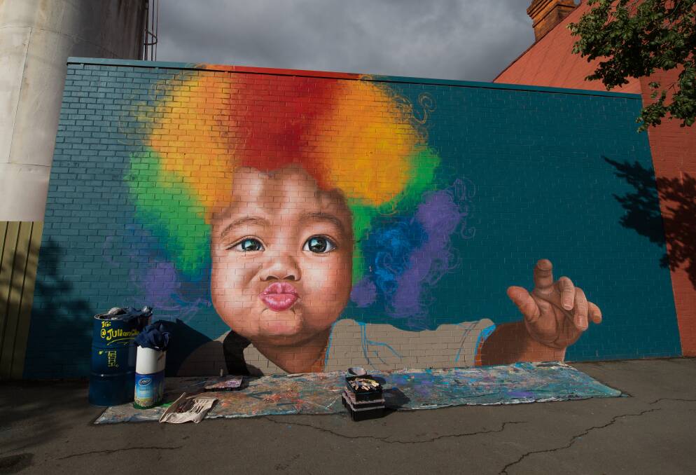 Licking their lips: Benalla Council is rapt with the success of their mural-centred Wall to Wall Festival after the results of an economic analysis.