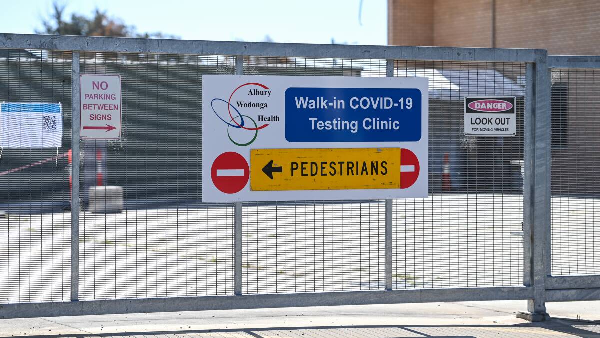 More popular: The COVID testing clinic at the former Wodonga fire station has had greater demand following the closure of the drive-through equivalent at Gateway Island.