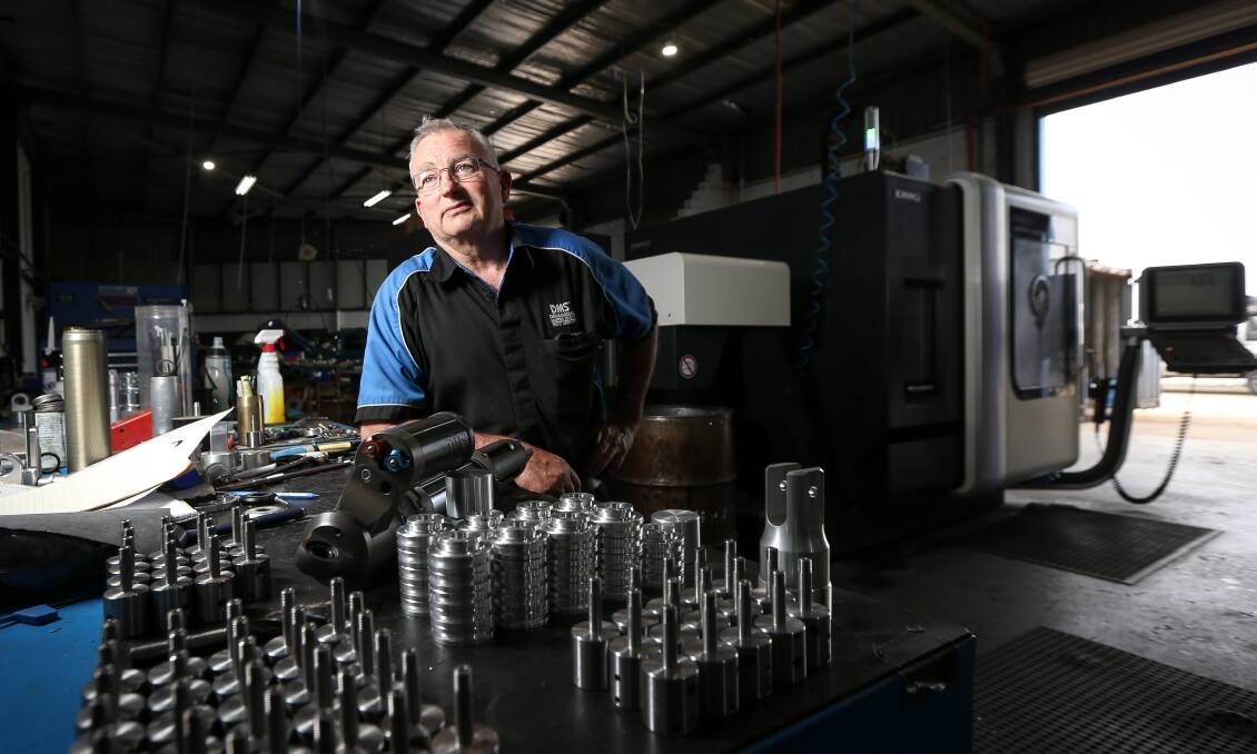 Greatly mourned: Jamie Drummond at his Wodonga factory last year at the time of his retirement after having run his own company since 1985. Picture: JAMES WILTSHIRE