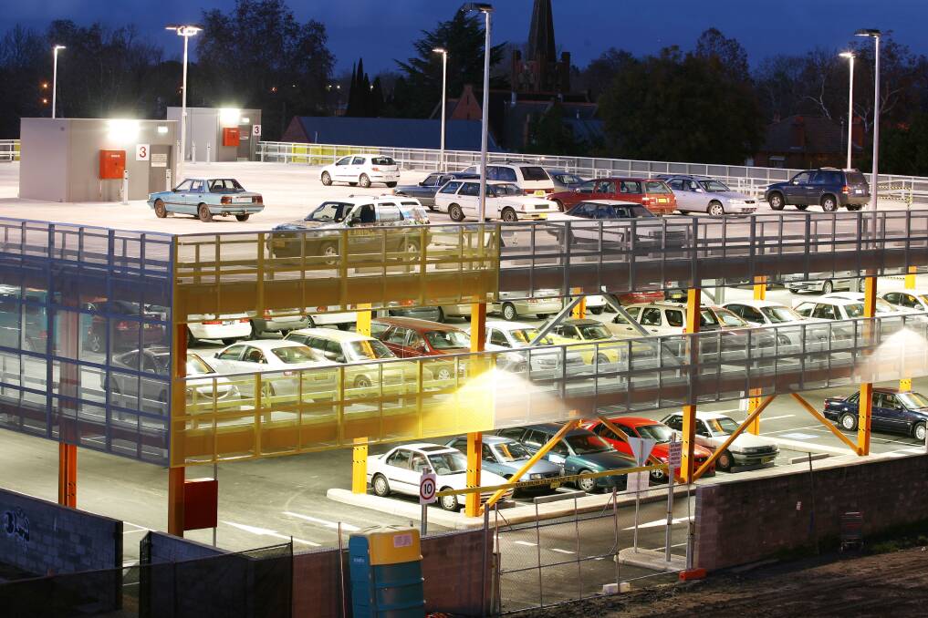 Flashback: The Wilson Street car park at the time it was opened in 2007. It was designed to accommodate another level, but consideration is being given to another two storeys being added.