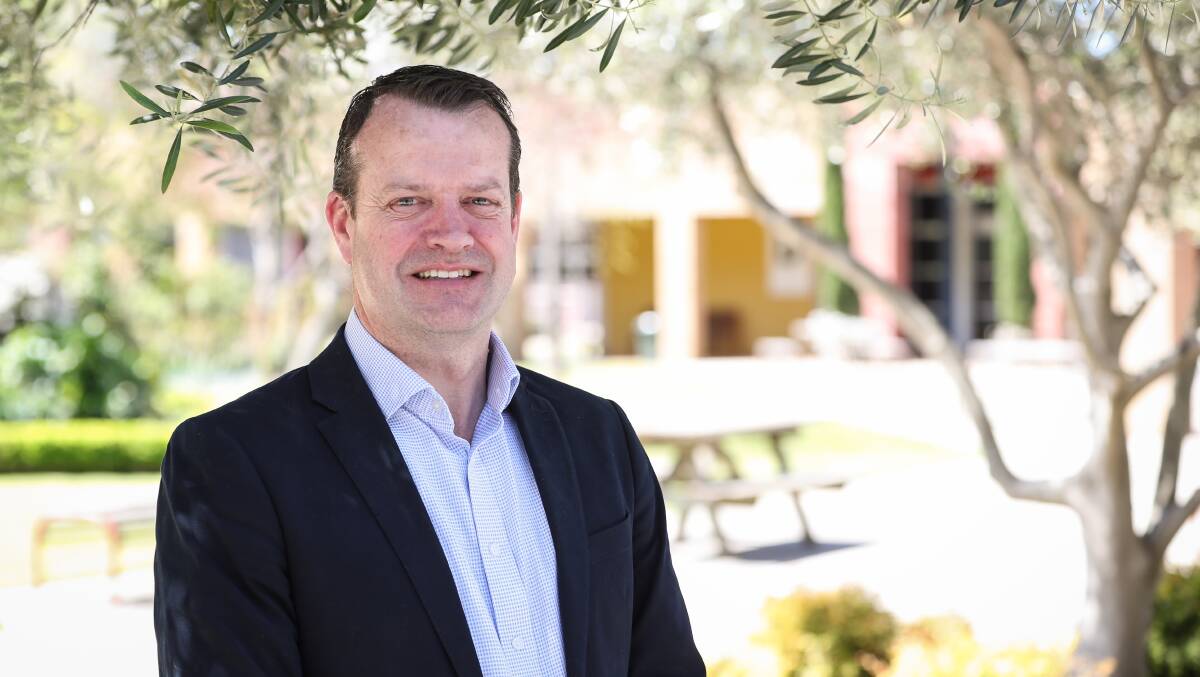 New gig: Former army man Mark Dixon is Wodonga Council's new chief executive.