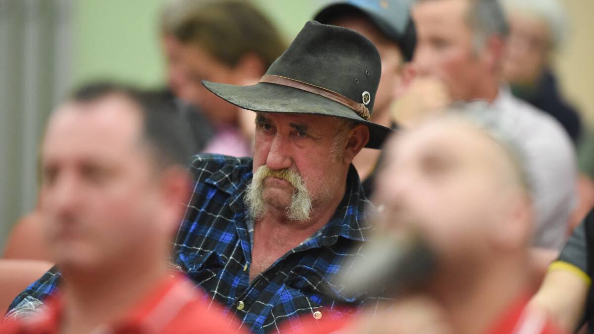 Grim outlook: Coulston Park committee of management president Jack Britton is concerned about the fate of the ground with Murray Goulburn's closure.