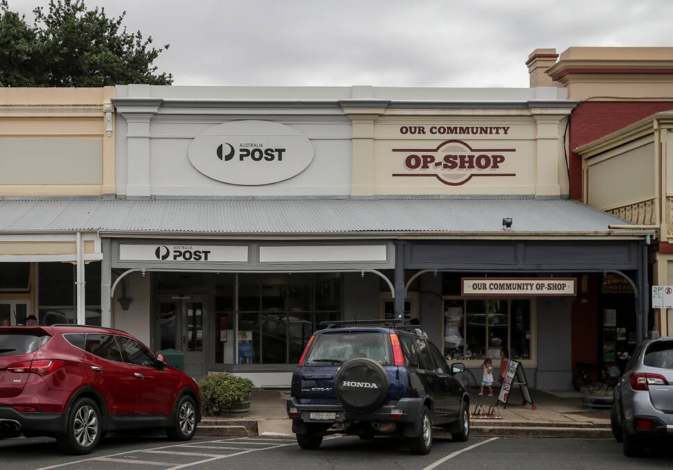 Blending in: Australia Post has adopted heritage-friendly colours with the facade of its new Beechworth base, rather than the usual bright red livery.