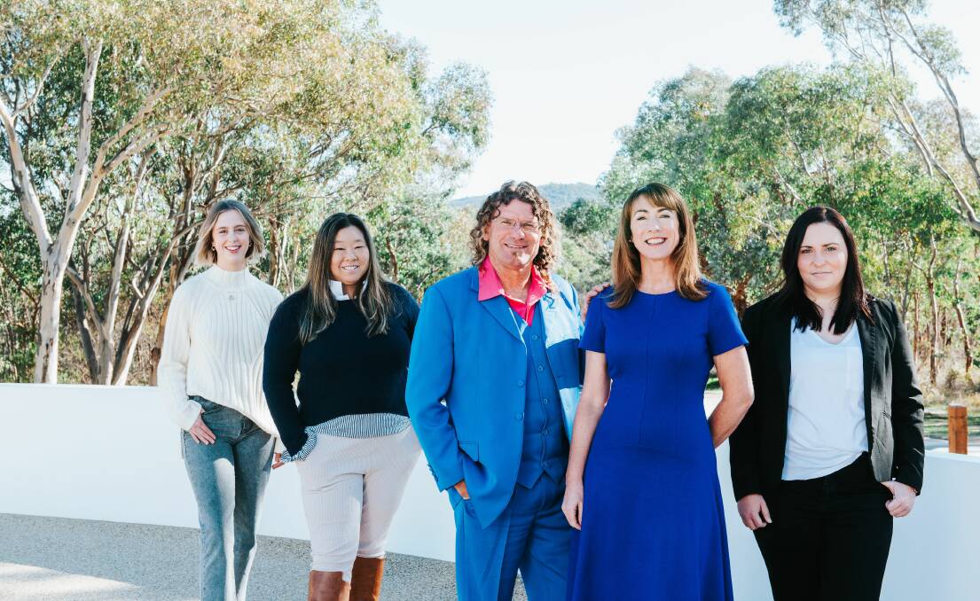 Dominant: Taneesha Smith, Aimee Chan, Steve Bowen, Kylie King and Rhiannon Veness who made up the team which attracted the most votes in this month's Albury Council election.