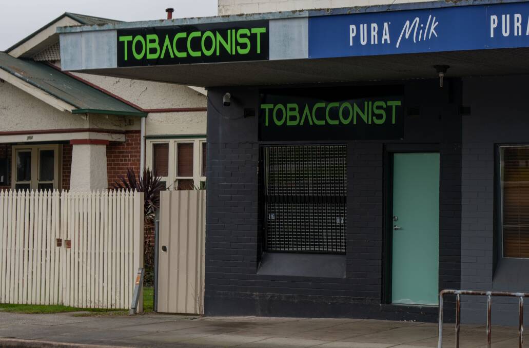 How the shop appeared after being turned into an outlet for vaping and smoking goods in June 2023. Picture by Tara Trewhella