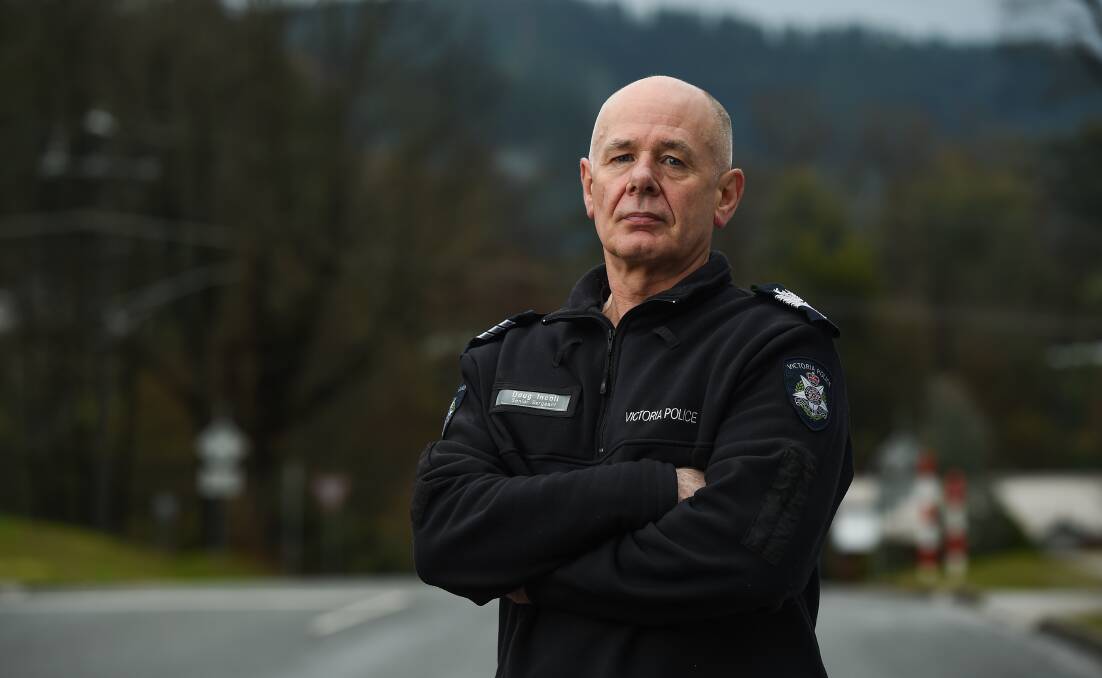Diplomatic approach: Bright police chief Senior Sergeant Doug Incoll says the application of a controversial Rod Run booze ban would not be punitive.