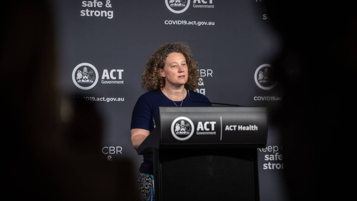 ACT chief health officer Dr Kerryn Coleman. Picture: Karleen Minney