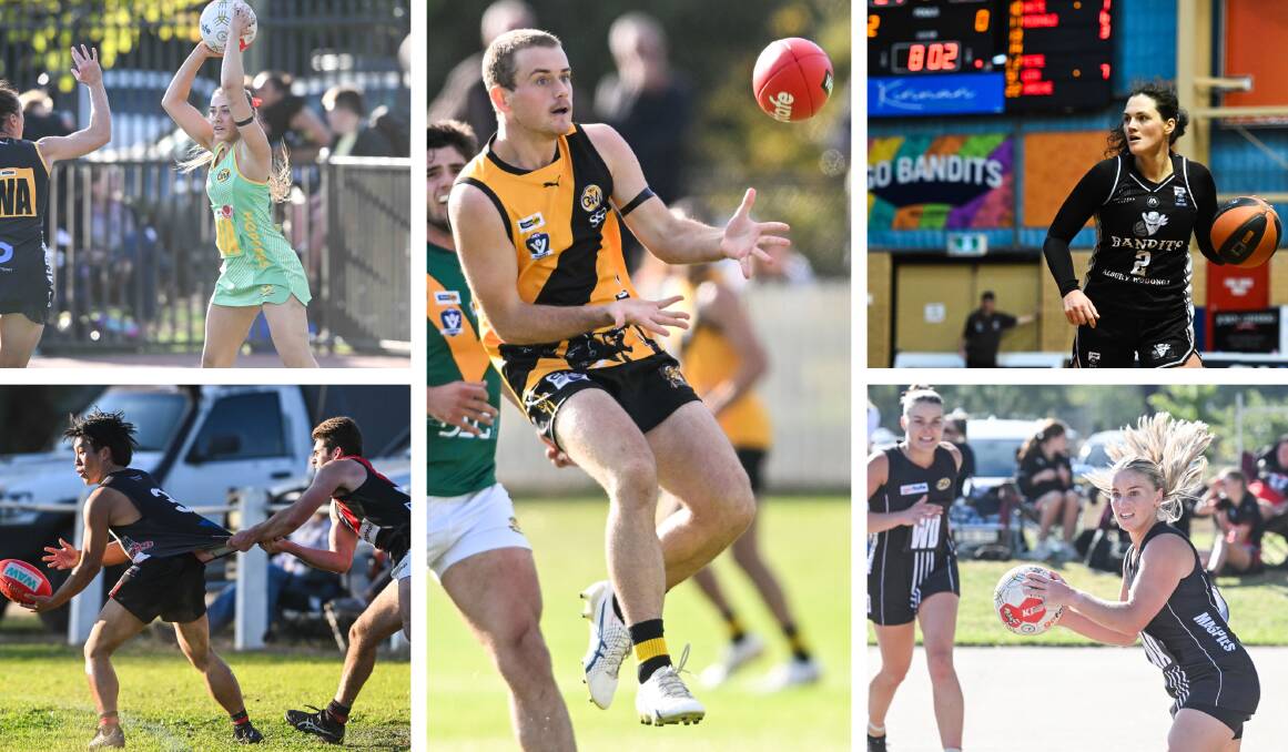 The Border Mail's Mark Jesser was busy over the Anzac Day weekend capturing plenty of local sporting action.