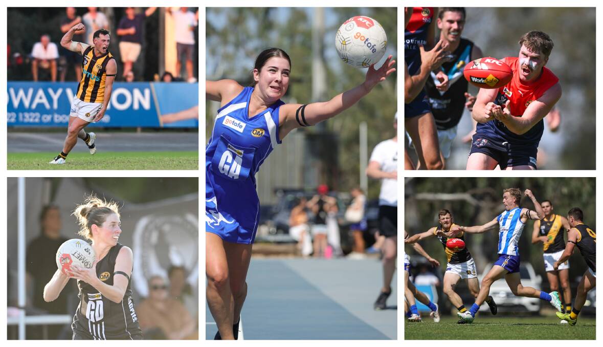 Ovens and Murray Football Netball League action. Pictures by James Wiltshire and Mark Jesser. 