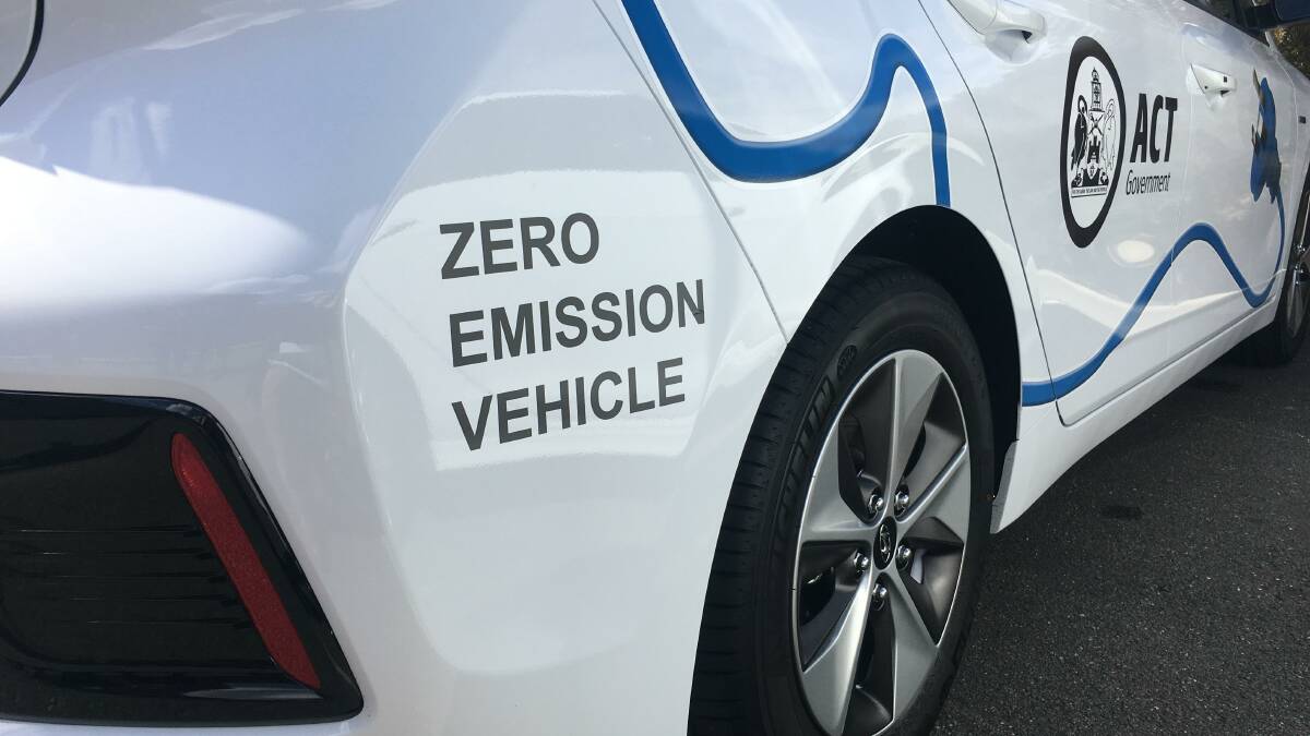 The ACT government is the first to commit to a ban on new internal combustion cars being sold from 2035. Picture: Peter Brewer 