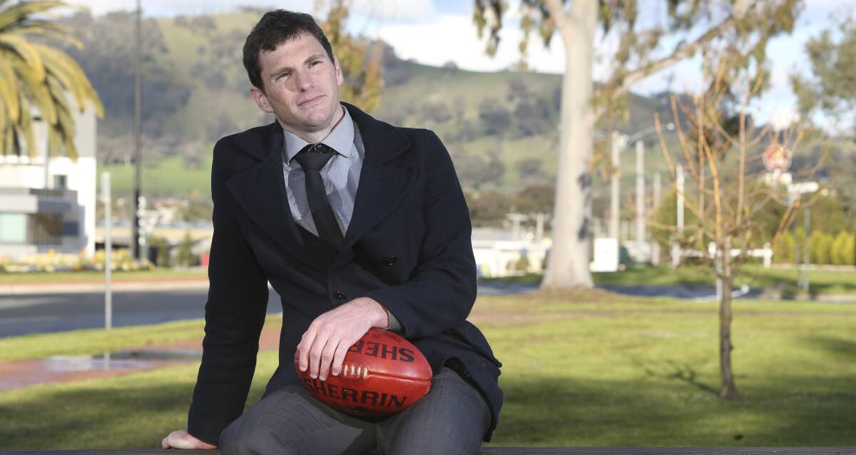 LOOKING BACK: Respected Myrtleford veteran Luke Chapman will play his last game for the club against Wangaratta on Saturday. Picture: ELENOR TEDENBORG