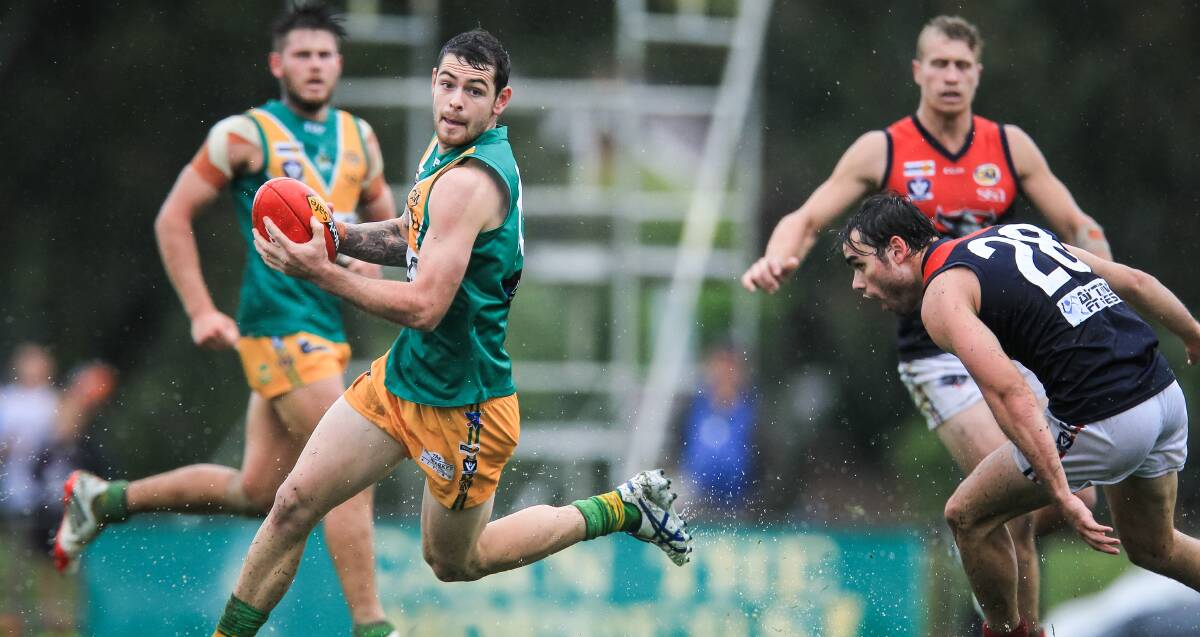 MOVING ON: Exciting North Albury forward Kylin Morey had a promising season in the O and M. But he's going back to Brock-Burrum and the Hume league for 2016.